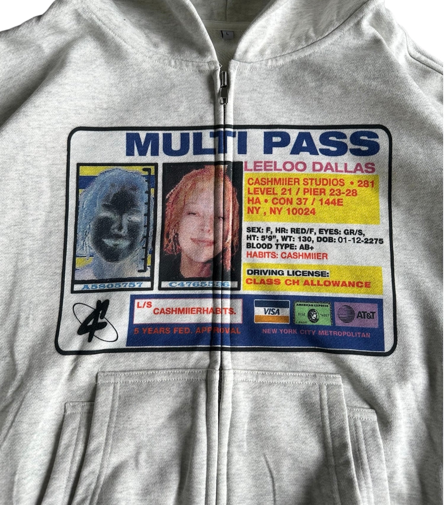 CH multipass zip up